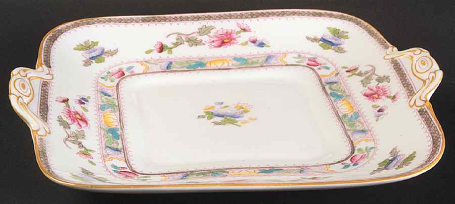 Orient Square Handled Cake Plate by Royal Doulton-1