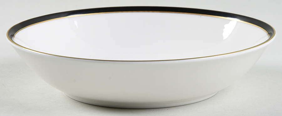 Oxford Black Soup/Cereal Bowl by Royal Doulton-1