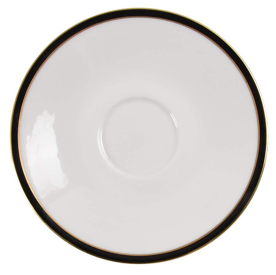 Oxford Black Saucer by Royal Doulton-1