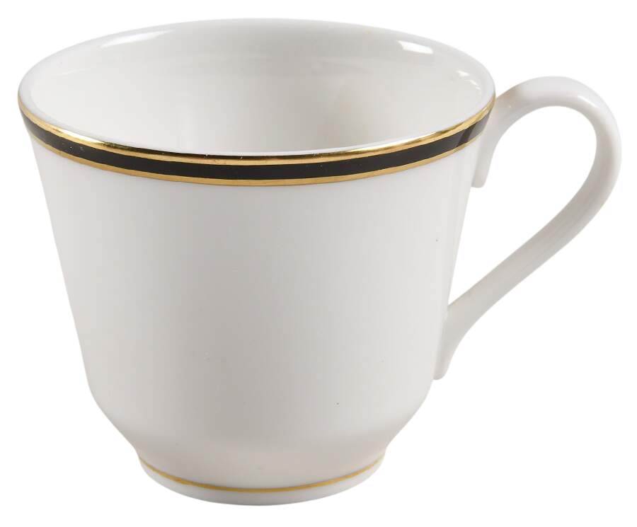 Oxford Black Flat Cup by Royal Doulton-1