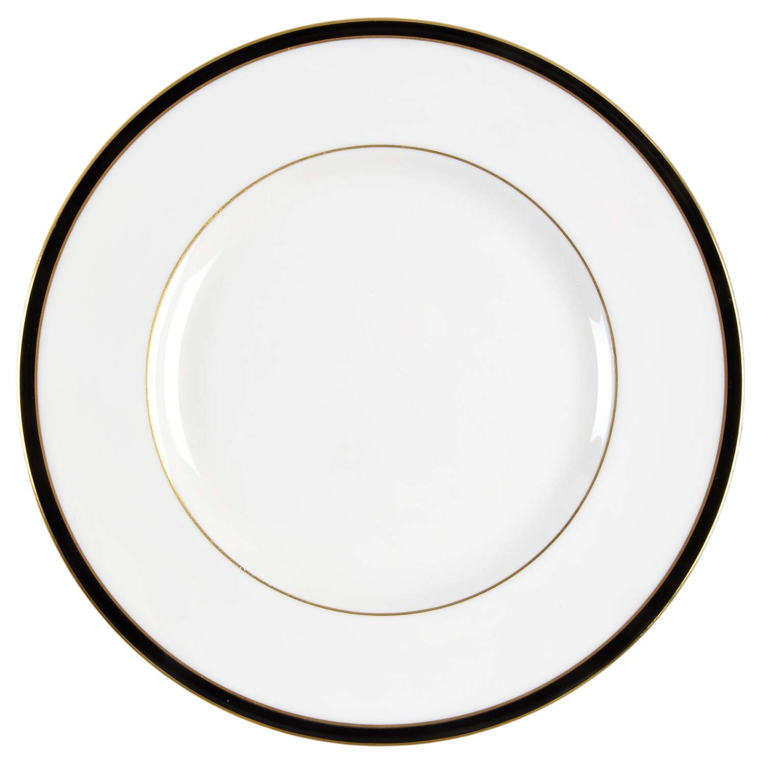 Oxford Black Accent Salad Plate by Royal Doulton-1