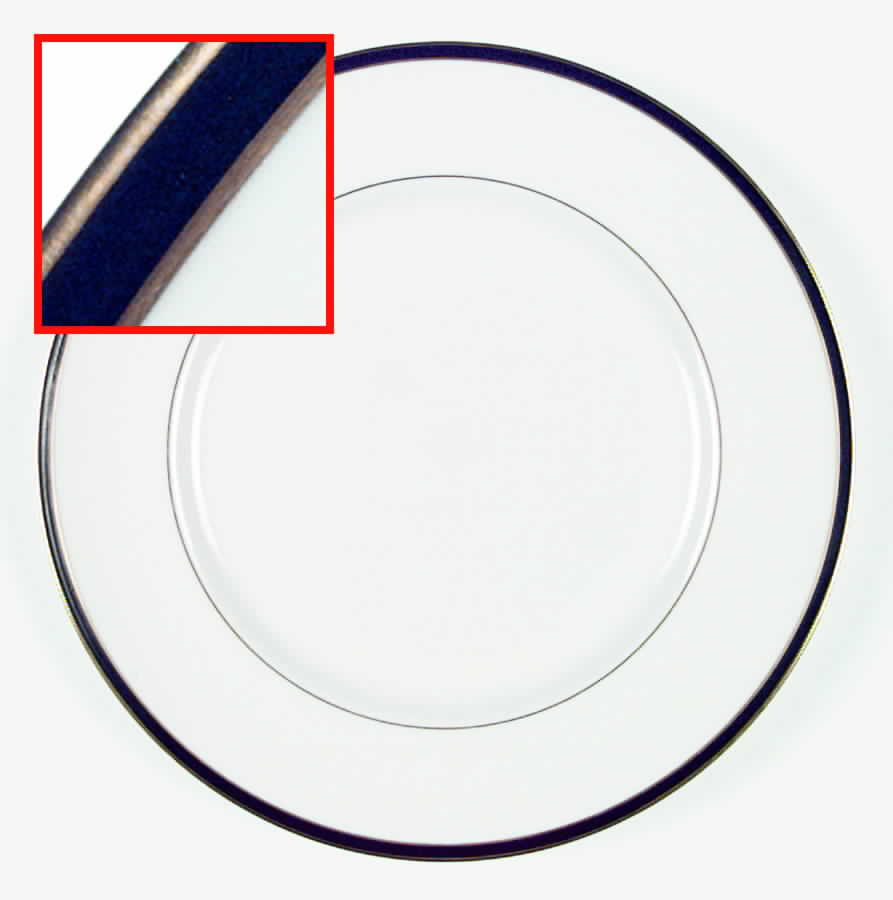 Oxford Black Dinner Plate by Royal Doulton-1
