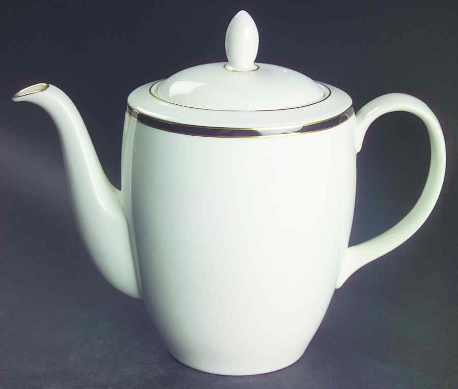 Oxford Black Coffee Pot & Lid by Royal Doulton-1
