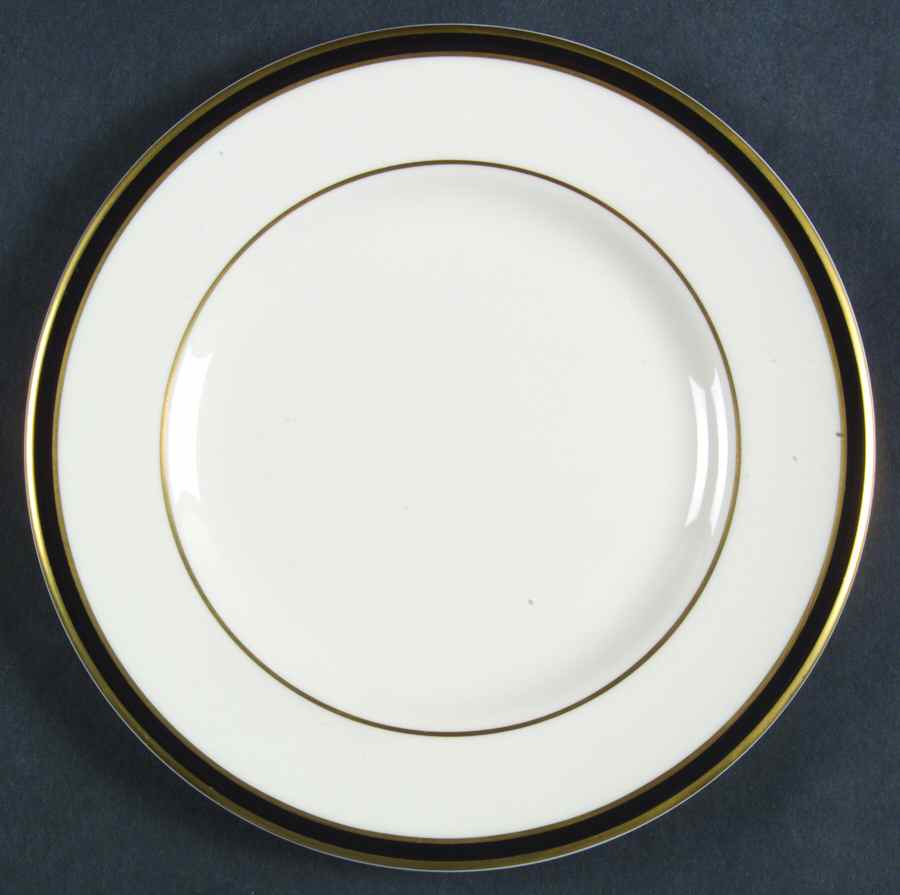 Oxford Black Bread & Butter Plate by Royal Doulton-1