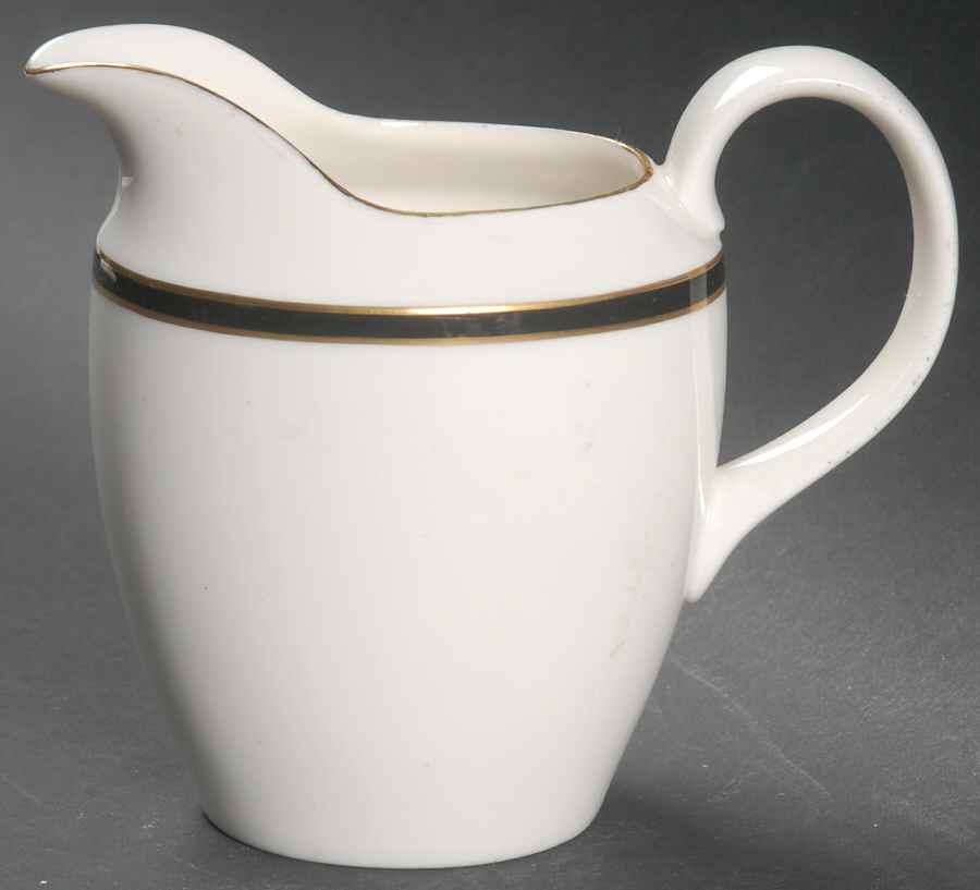 Oxford Black Creamer by Royal Doulton-1