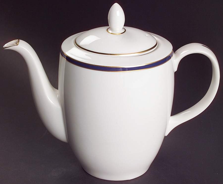 Oxford Blue Coffee Pot & Lid by Royal Doulton-1