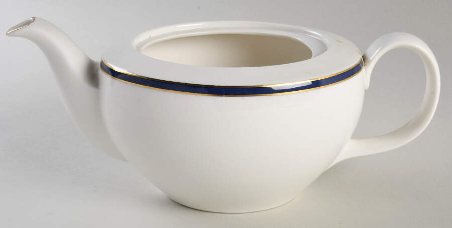 Oxford Blue Teapot No Lid by Royal Doulton-1