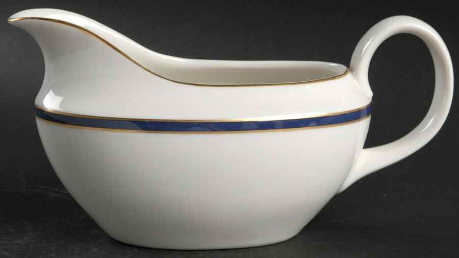 Oxford Blue Gravy Boat by Royal Doulton-1