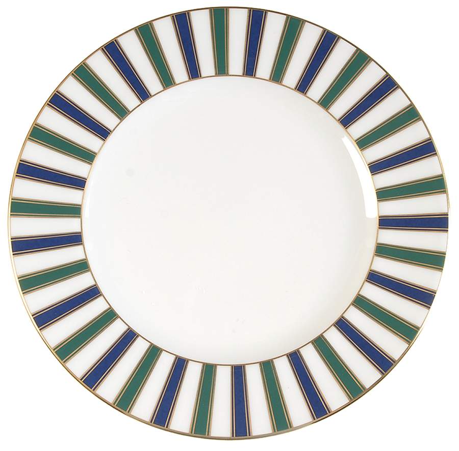 Oxford Blue Accent Luncheon Plate by Royal Doulton-1
