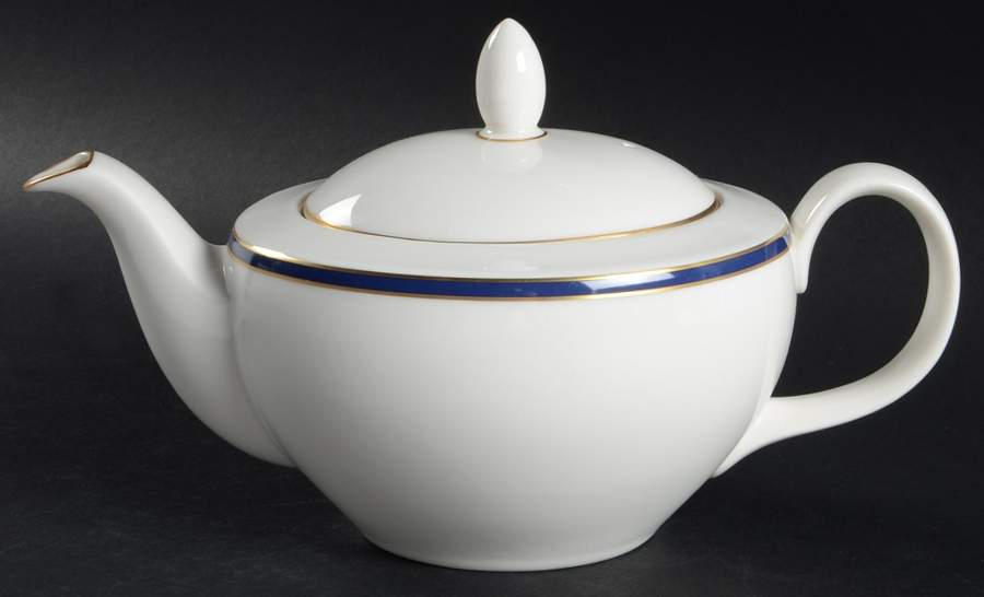 Oxford Blue Teapot & Lid by Royal Doulton-1
