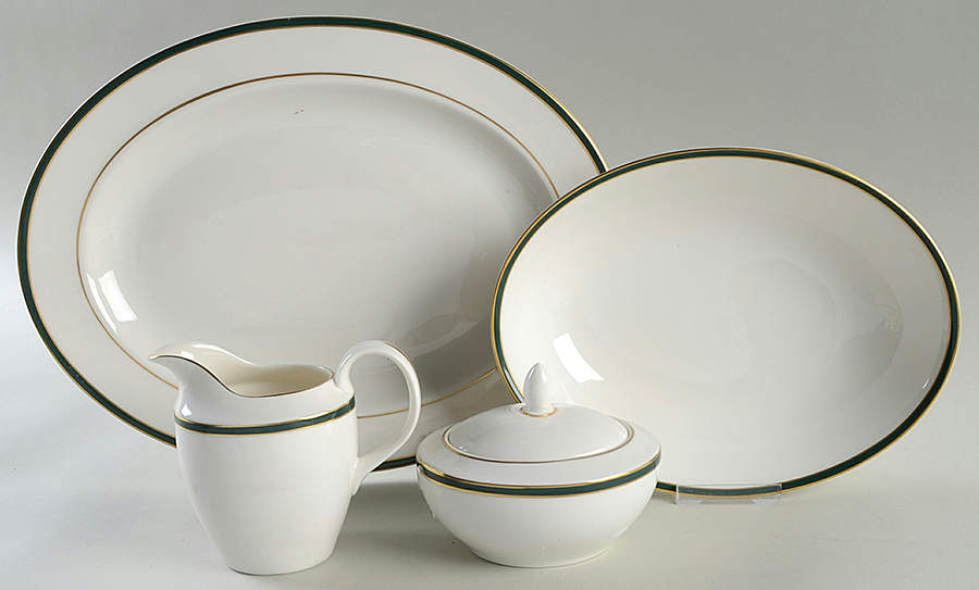 Oxford Green (England) 5 Piece Hostess Set by Royal Doulton-1