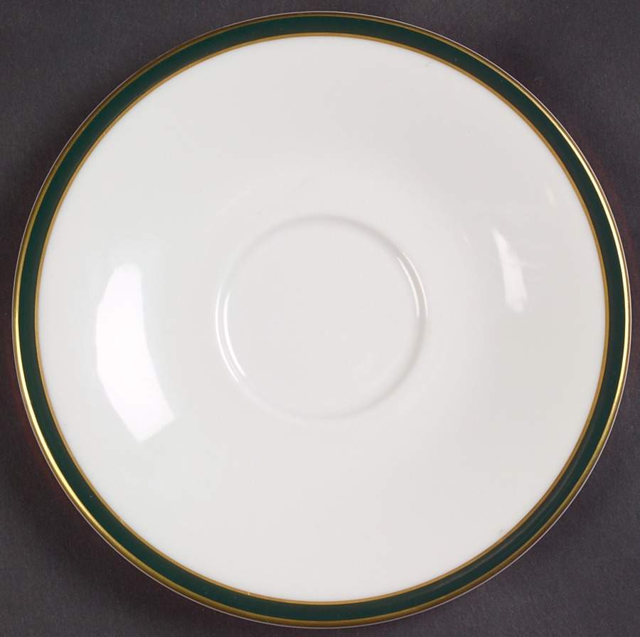 Oxford Green (England) Saucer by Royal Doulton-1