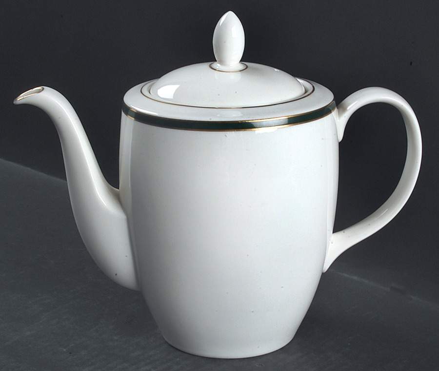 Oxford Green (England) Coffee Pot & Lid by Royal Doulton-1