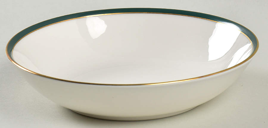Oxford Green (England) Soup/Cereal Bowl by Royal Doulton-1