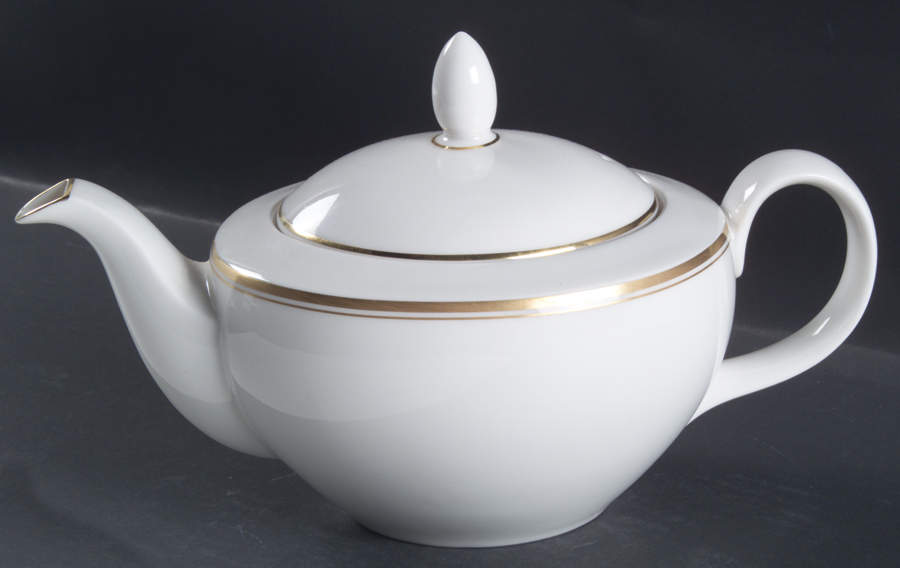 Oxford Gold Teapot & Lid by Royal Doulton-1
