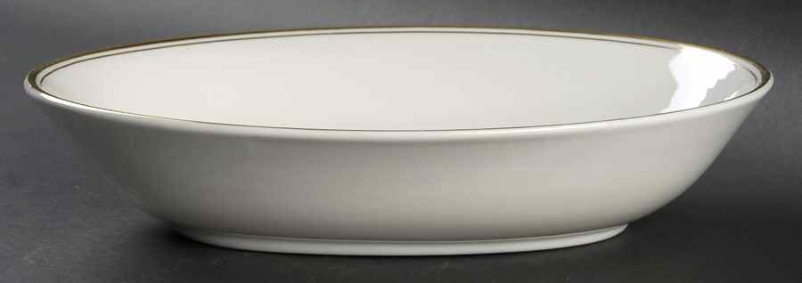 Oxford Gold 9" Oval Vegetable Bowl by Royal Doulton-1
