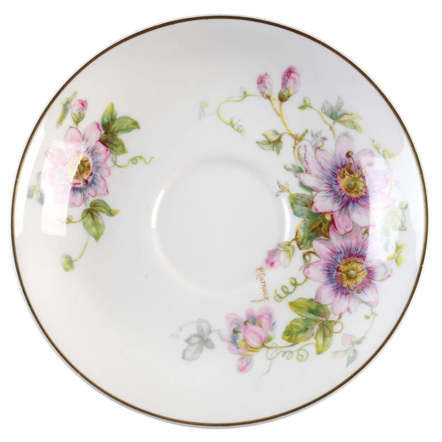 Passion Flower Saucer by Royal Doulton-1
