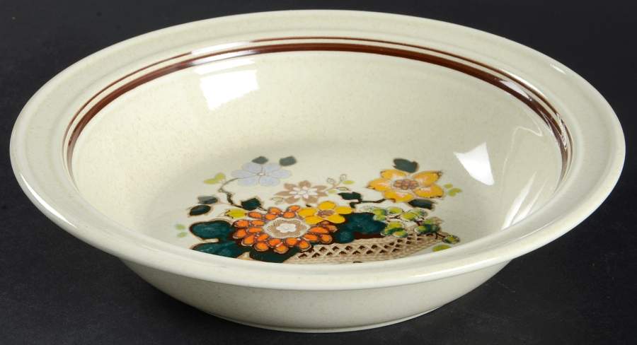 Paradise Garden Rim Soup Bowl by Royal Doulton-1