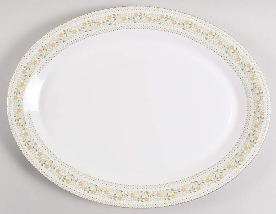 Paisley 16" Oval Serving Platter by Royal Doulton-1