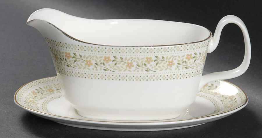 Paisley Gravy Boat & Underplate by Royal Doulton-1
