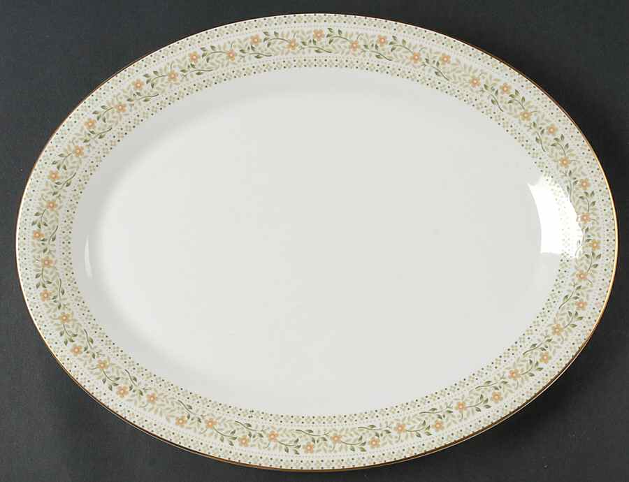 Paisley 13" Oval Serving Platter by Royal Doulton-1