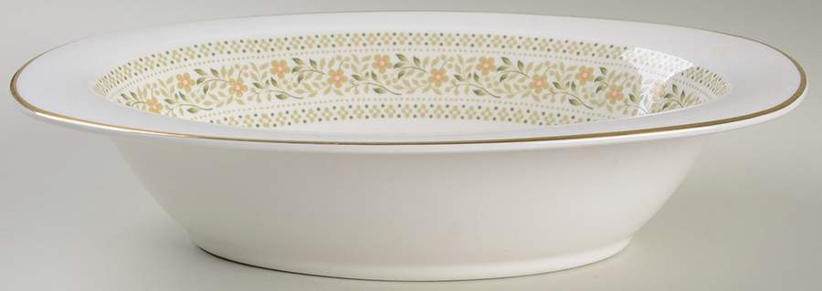 Paisley 11" Oval Vegetable Bowl by Royal Doulton-1