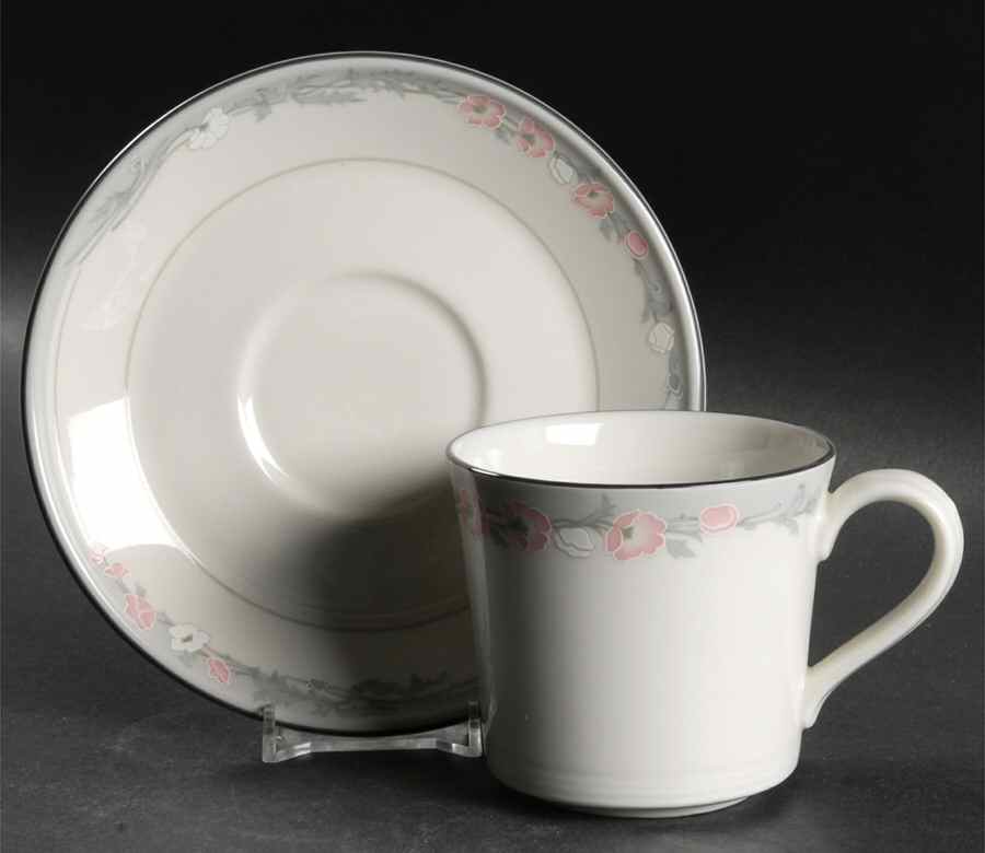 Park Lane Flat Cup & Saucer Set by Royal Doulton-1