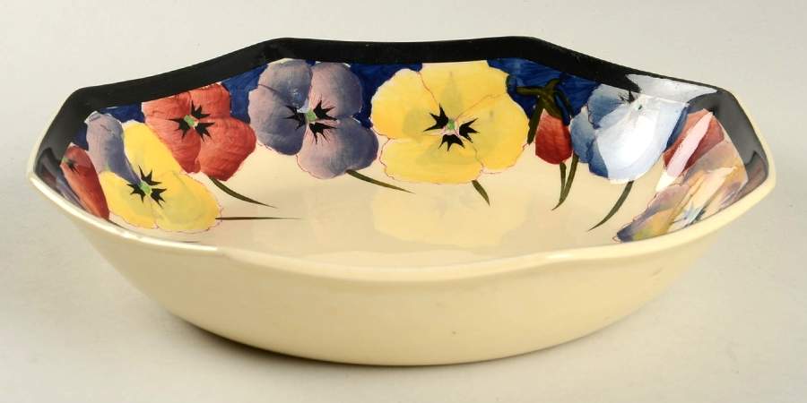 Pansy Coupe Soup Bowl by Royal Doulton-1
