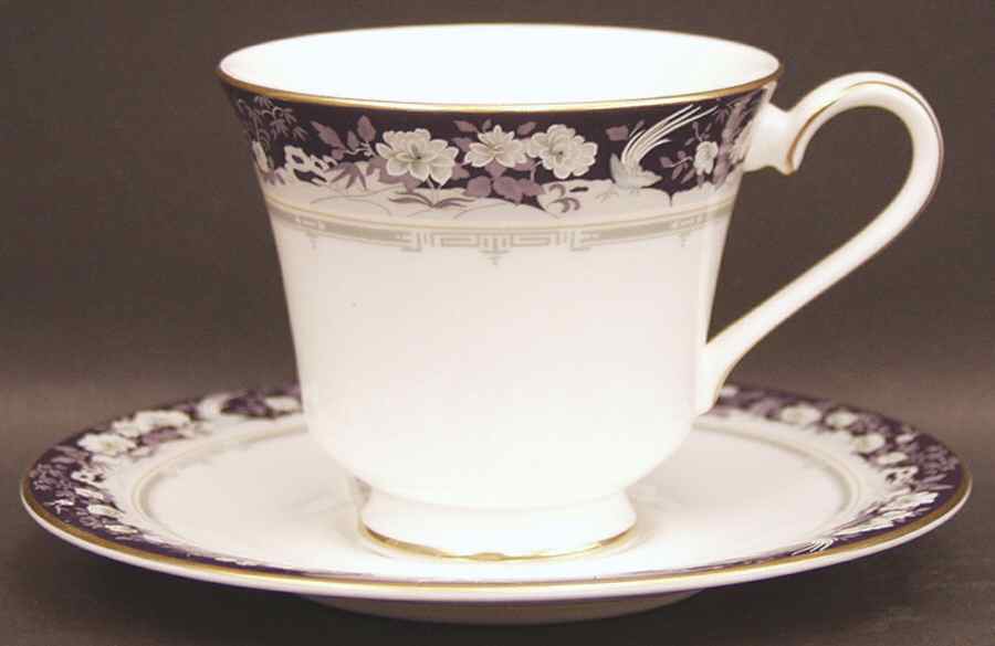 Paradise Footed Cup & Saucer Set by Royal Doulton-1
