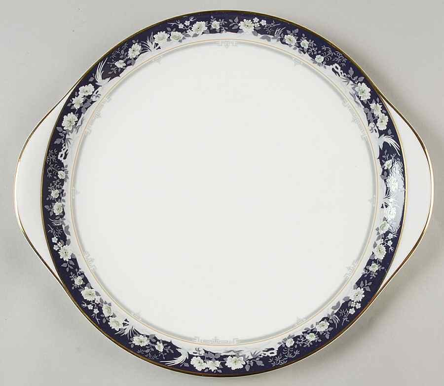 Paradise Handled Cake Plate by Royal Doulton-1