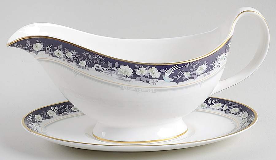 Paradise Gravy Boat & Underplate by Royal Doulton-1