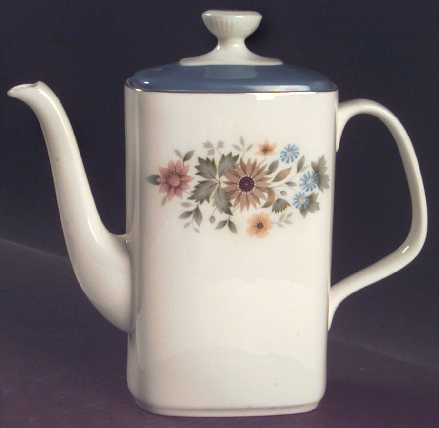 Pastorale Coffee Pot & Lid by Royal Doulton-1