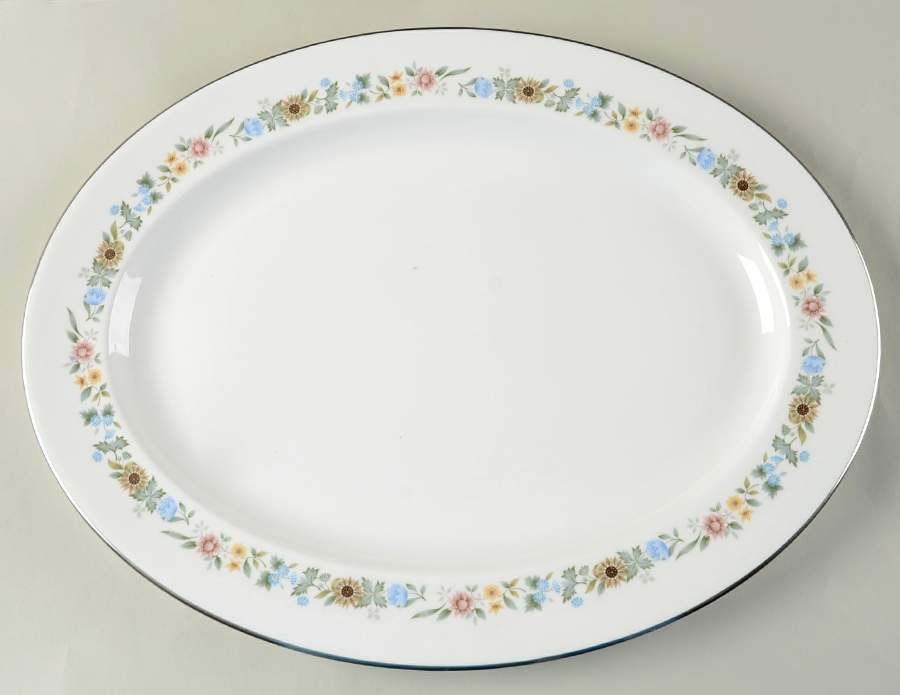 Pastorale 16" Oval Serving Platter by Royal Doulton-1