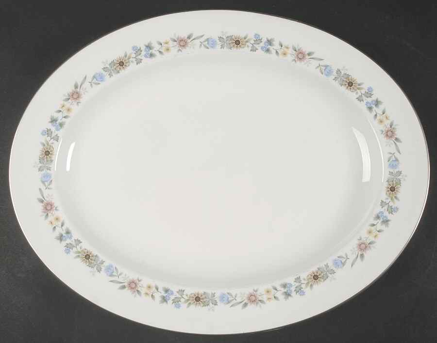 Pastorale 13" Oval Serving Platter by Royal Doulton-1