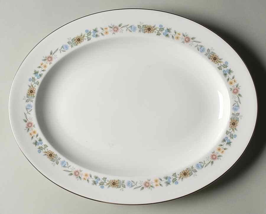 Pastorale 13" Oval Serving Platter by Royal Doulton-1