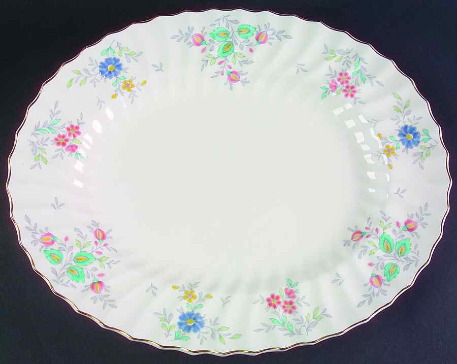 Pastoral 17" Oval Serving Platter by Royal Doulton-1
