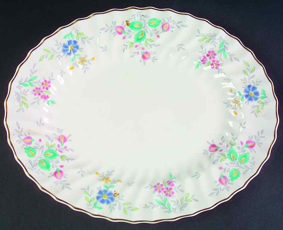 Pastoral 12" Oval Serving Platter by Royal Doulton-1