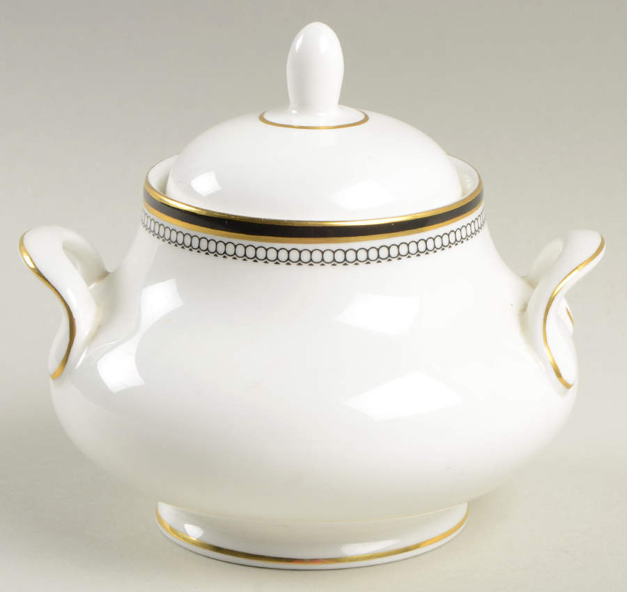 Pavanne Sugar Bowl & Lid by Royal Doulton-1
