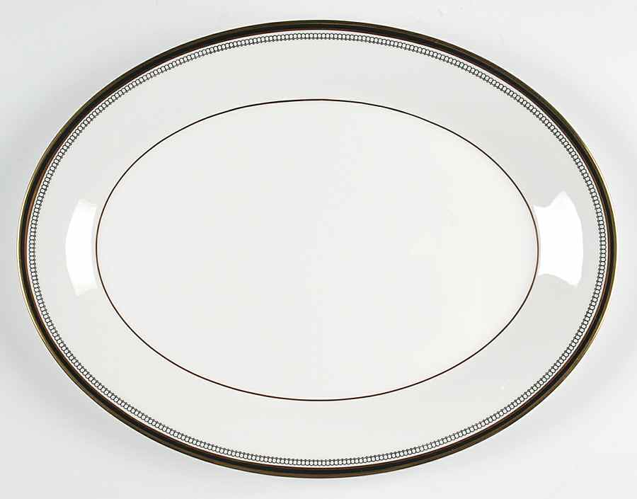 Pavanne 13" Oval Serving Platter by Royal Doulton-1