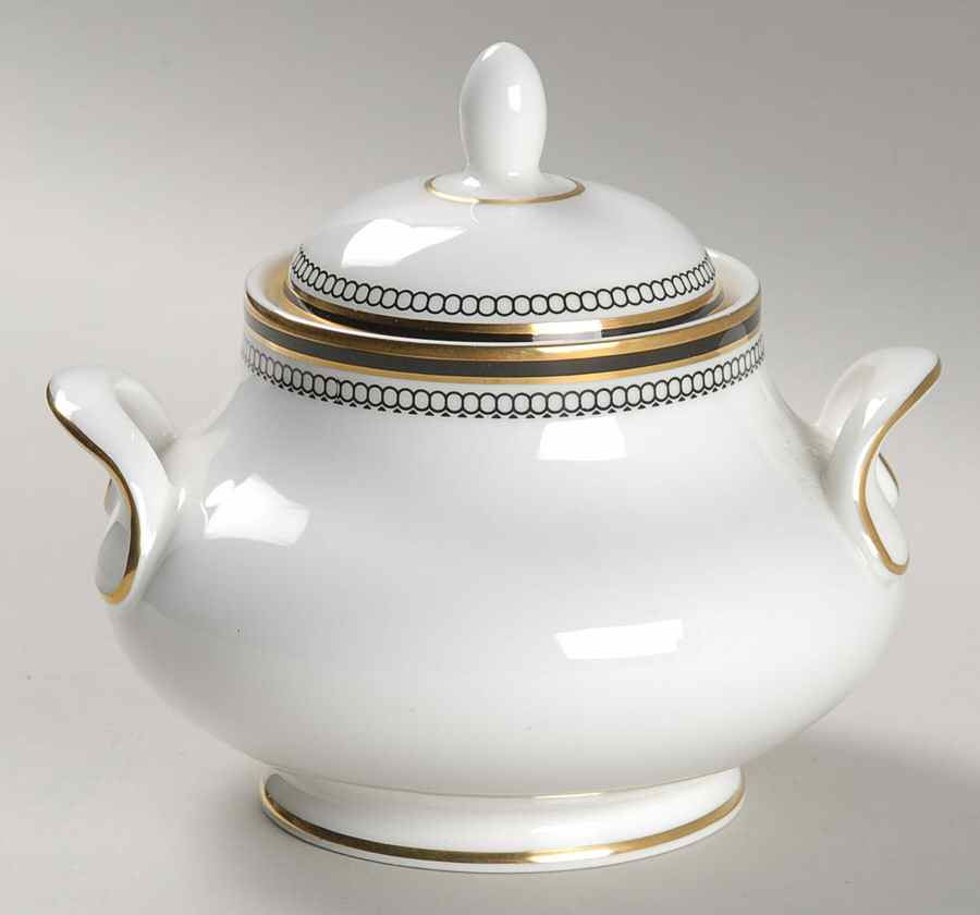 Pavanne Sugar Bowl & Lid by Royal Doulton-1