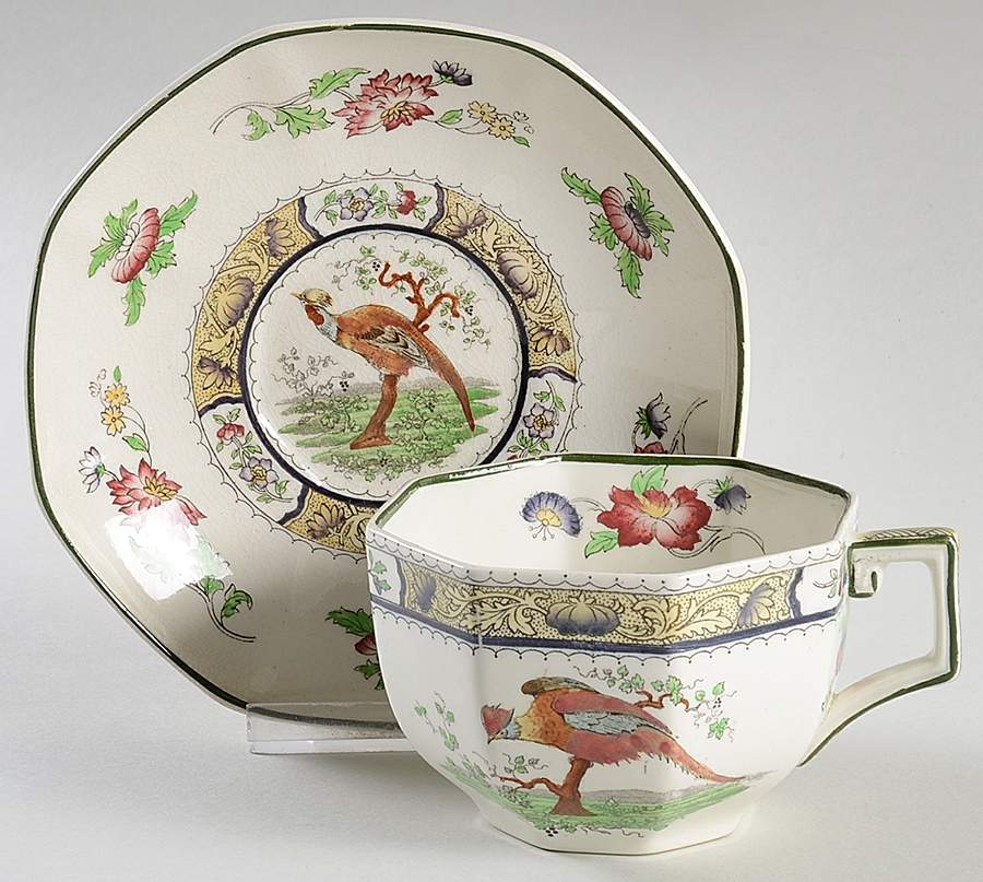 Pekin Oversized Cup & Saucer Set by Royal Doulton-1