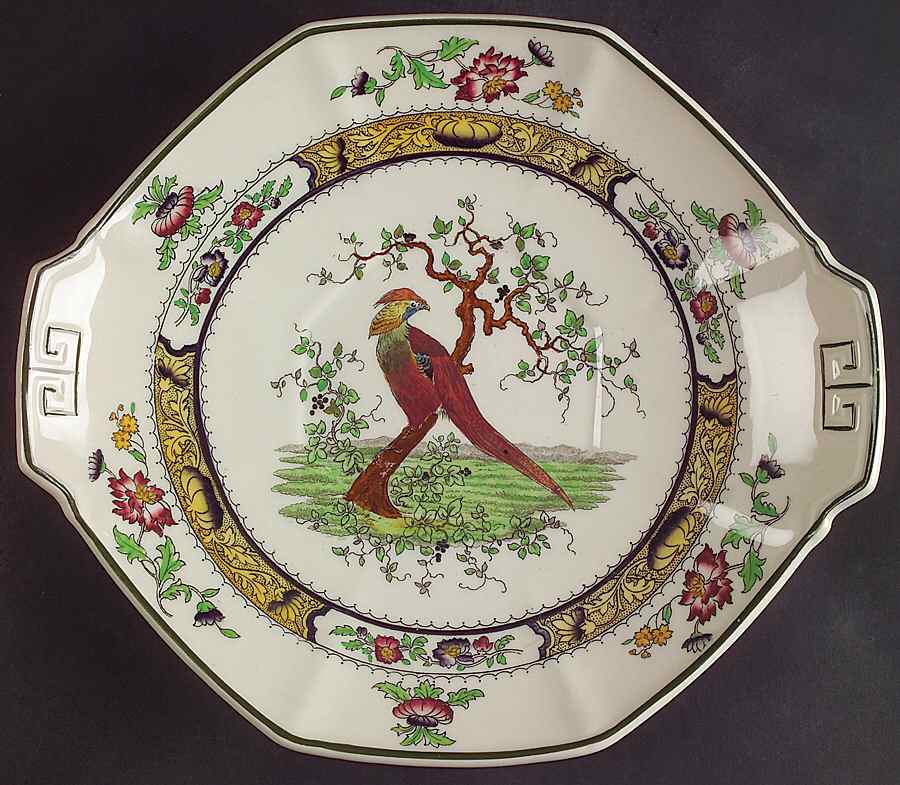 Pekin Handled Cake Plate by Royal Doulton-1
