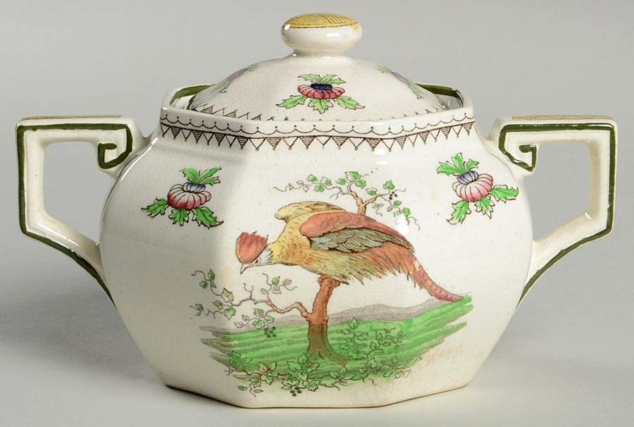 Pekin Sugar Bowl & Lid by Royal Doulton-1