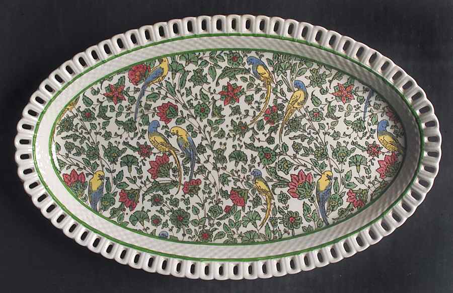 Persian C (Pierced Border) 13" Oval Serving Platter by Royal Doulton-1