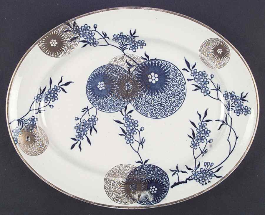 Persian Spray 13" Oval Serving Platter by Royal Doulton-1