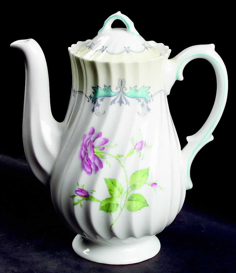 Picardy Small Coffee Pot & Lid by Royal Doulton-1