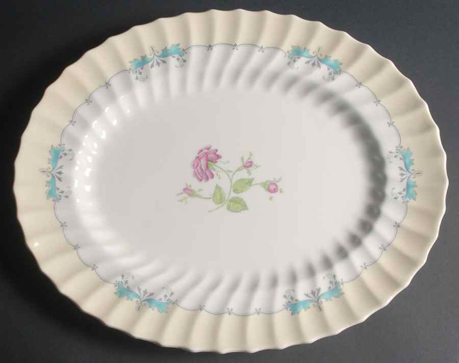 Picardy 16" Oval Serving Platter by Royal Doulton-1