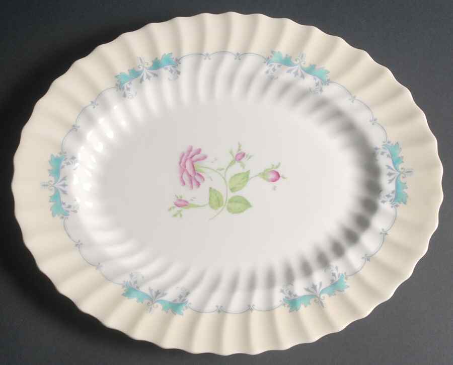 Picardy 14" Oval Serving Platter by Royal Doulton-1