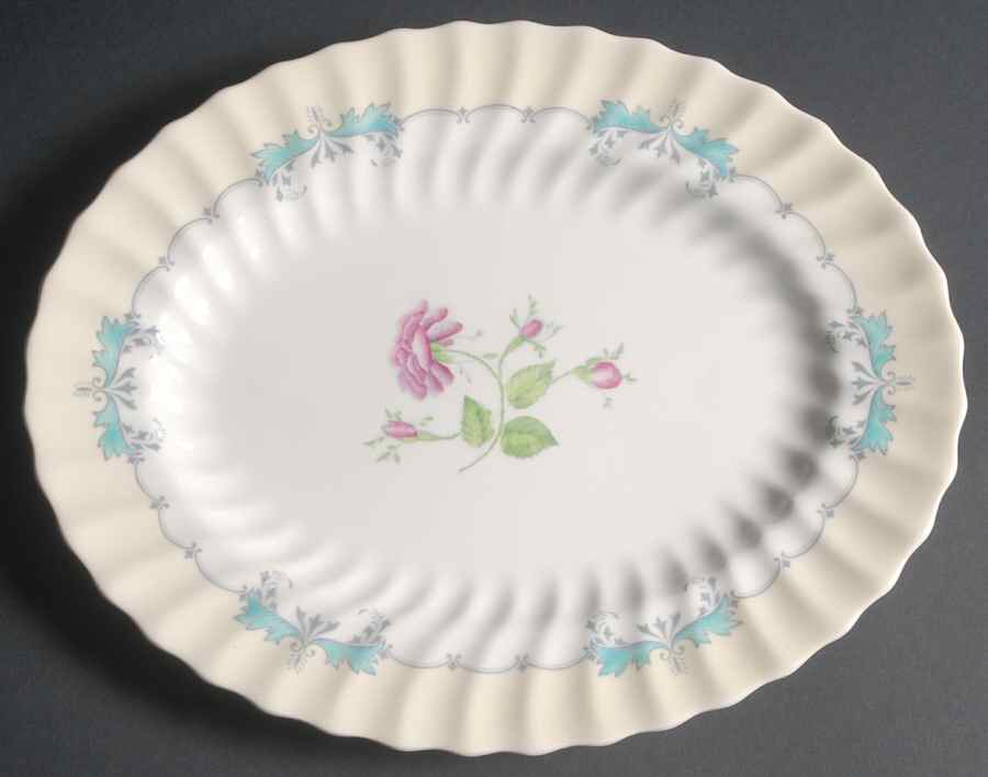 Picardy 12" Oval Serving Platter by Royal Doulton-1
