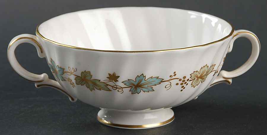 Piedmont Footed Cream Soup Bowl by Royal Doulton-1
